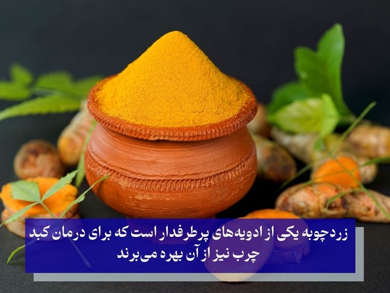 مصرف زردچوبه در ناشتا برای درمان کبد چرب