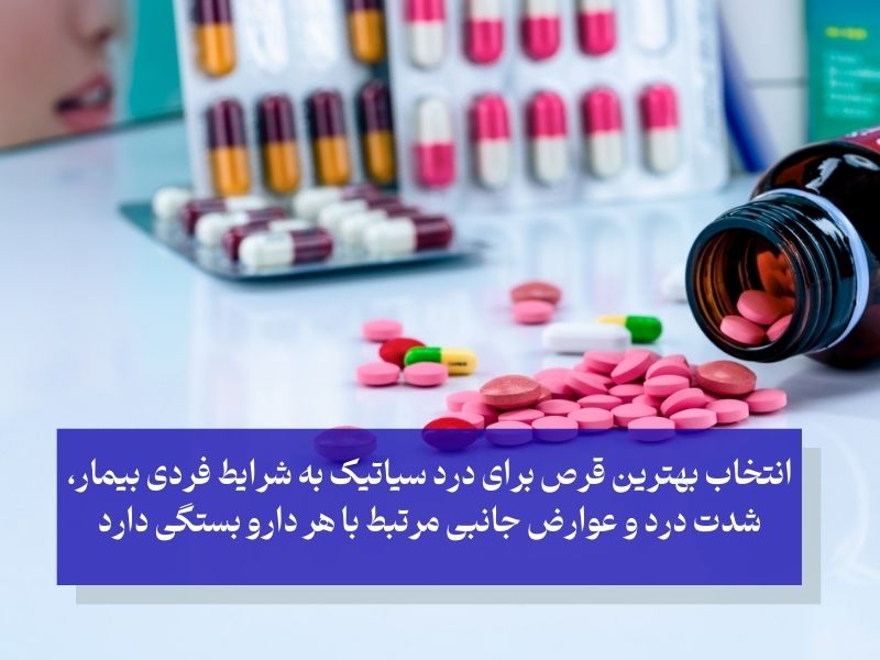 انتخاب بهترین قرص برای درمان سیاتیک