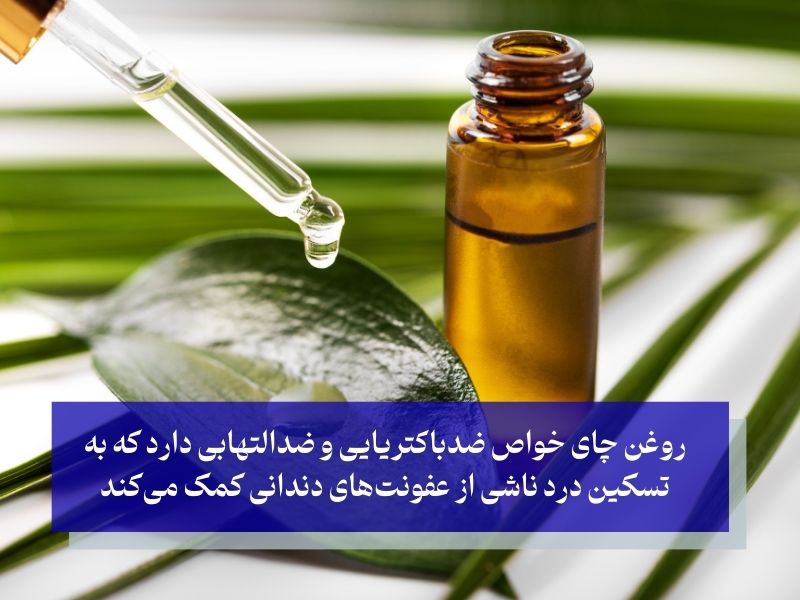 روغن درخت چای یکی از مؤثرترین درمان‌های طبیعی برای کاهش درد