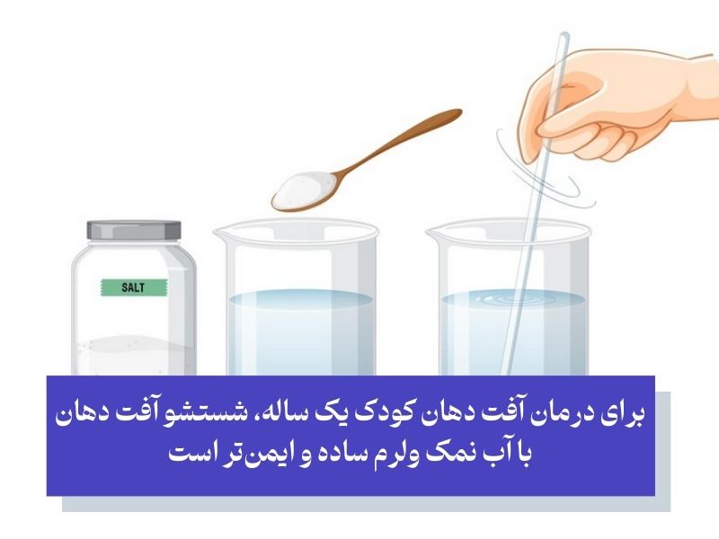 روش‌های درمان آفت دهان کودک