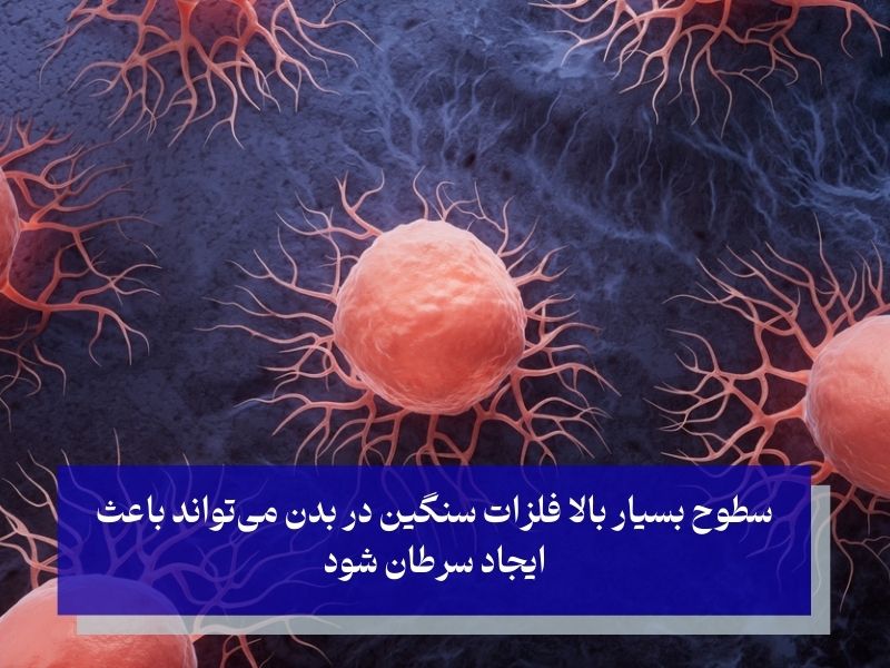 خطرات مصرف فلزات سنگین