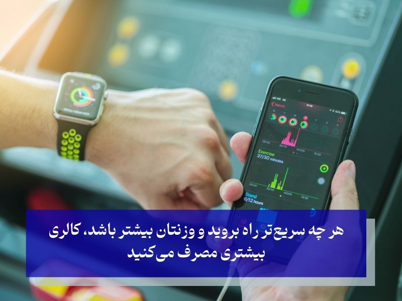 میزان کالری سوزانده شده در پیاده‌روی