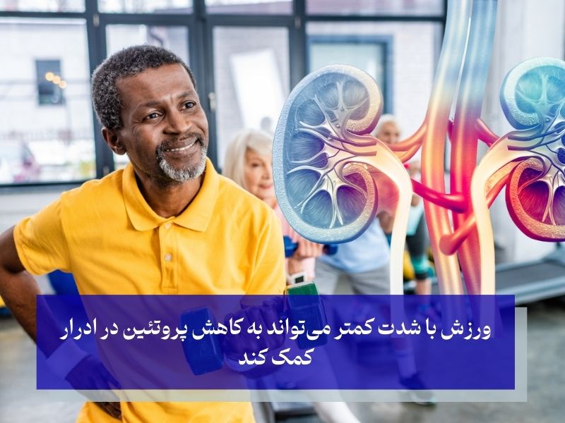 کاهش دفع پروتئین در بیماران مبتلا به بیماری مزمن کلیوی