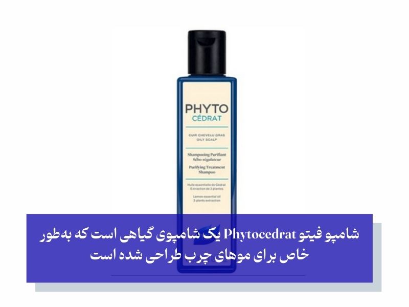 شامپو فیتو مدل Phytocedrat؛ بهترین شامپو برای موهای چرب مردانه