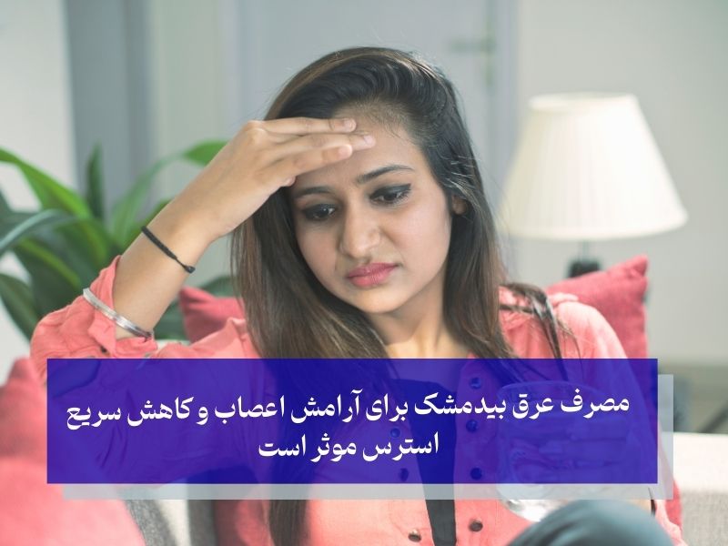 مصرف عرق بیدمشک برای آرامش اعصاب و کاهش سریع استرس موثر است