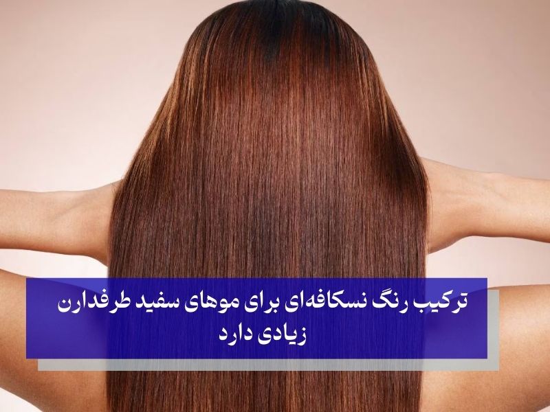 ترکیب رنگ مو برای موهای سفید بدون دکلره