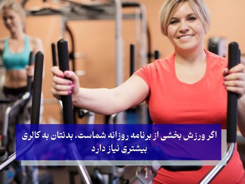 میزان فعالیت بدنی و کالری مورد نیاز