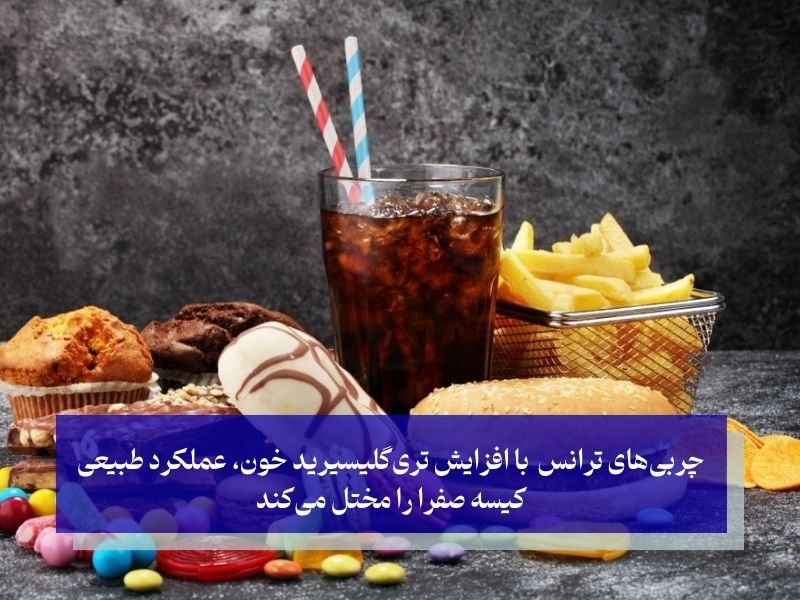 غذاهایی که می‌توانند به سلامت کیسه صفرا آسیب برسانند