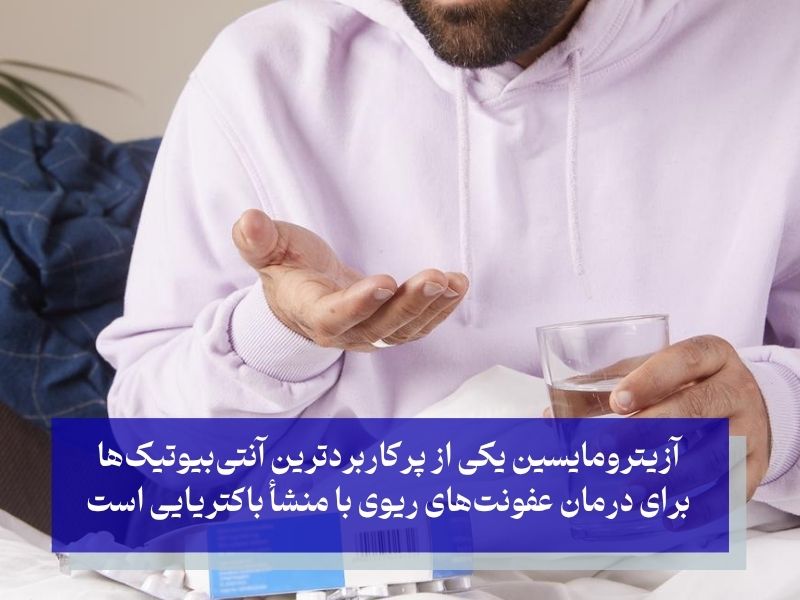 قرص آزیترومایسین برای عفونت ریه