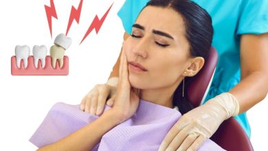 درد دندان روکش شده