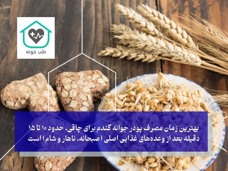بهترین زمان مصرف پودر جوانه گندم