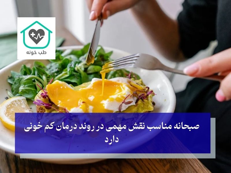 صبحانه برای کم خونی