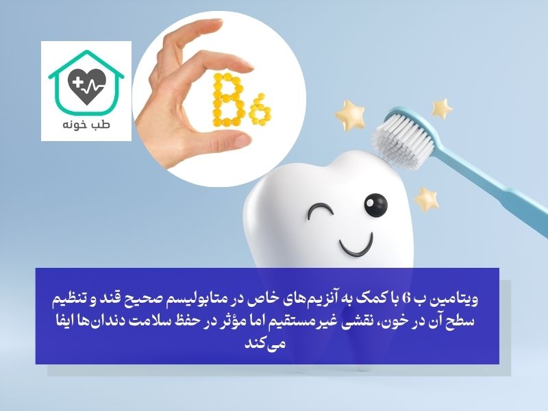 نقش ویتامین ب 6 در سلامت دندان ها