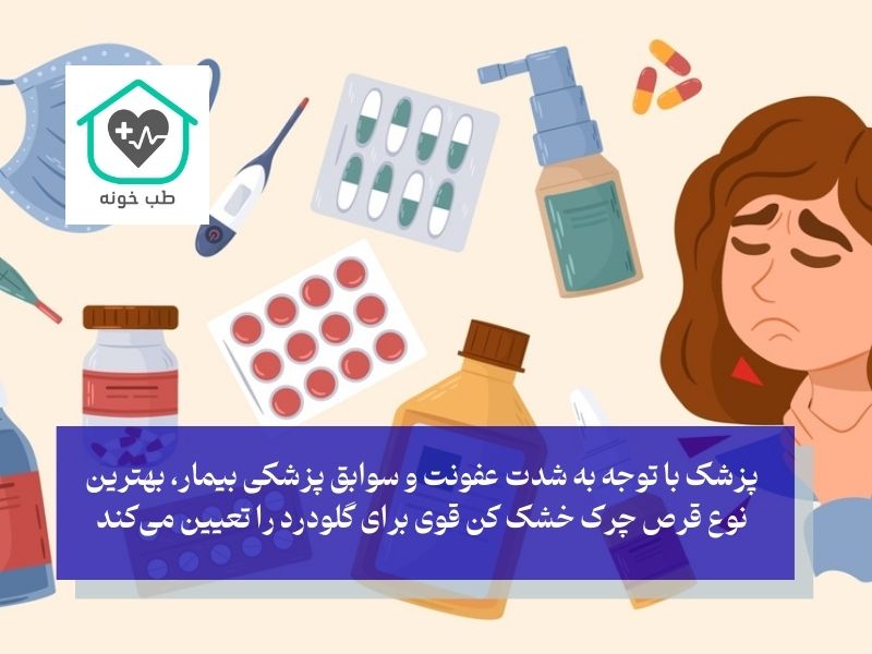 بهترین آنتی بیوتیک برای گلو درد