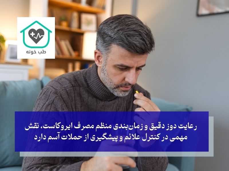 نحوه مصرف مونته لوکاست ایروکاست