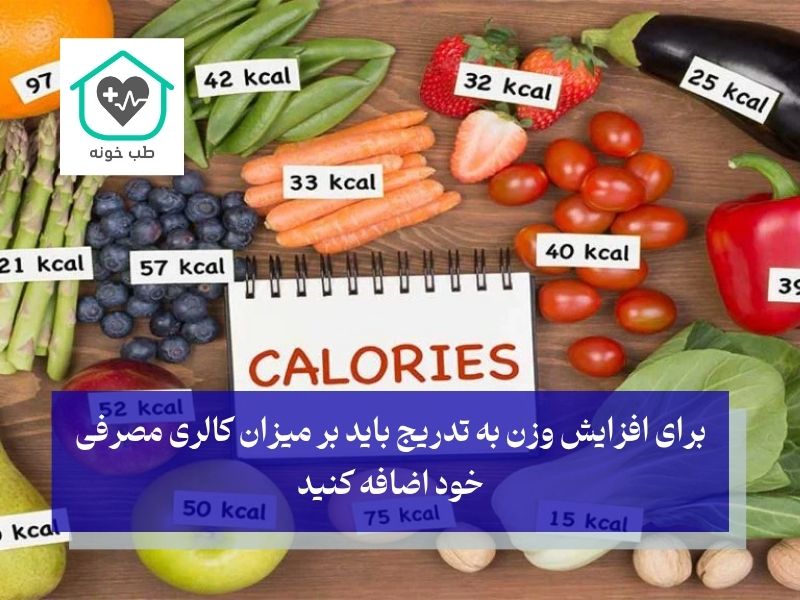 تعیین کالری اضافی لازم برای افزایش وزن