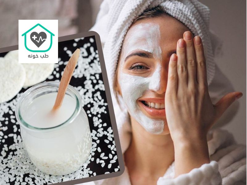 طرز استفاده از آب برنج برای پوست و مو