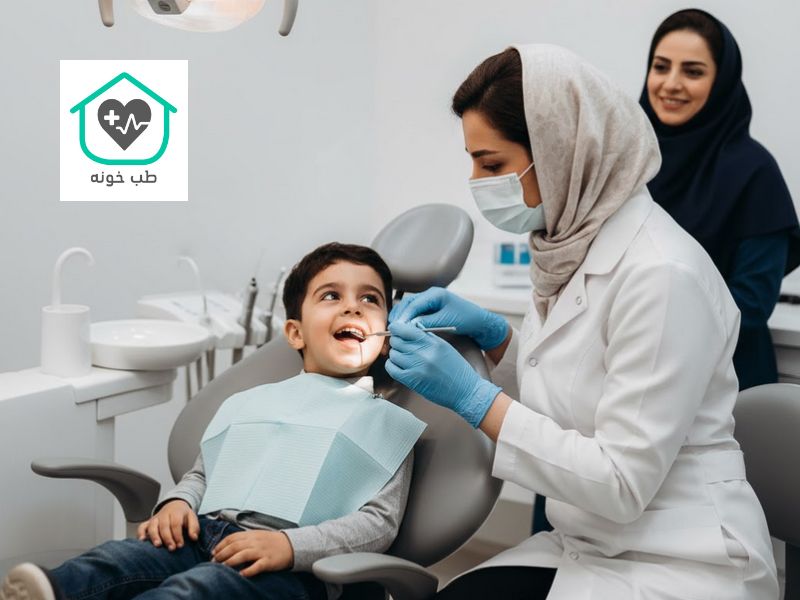 عصب کشی دندان شیری