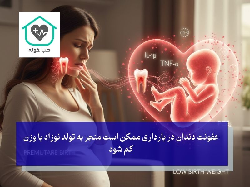 عوارض عفونت دندان در بارداری
