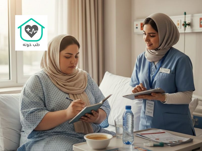 مراقبت های بعد از اسلیو معده