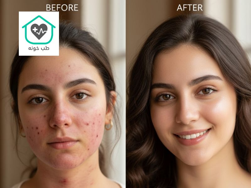 پوست شفاف و بدون لک