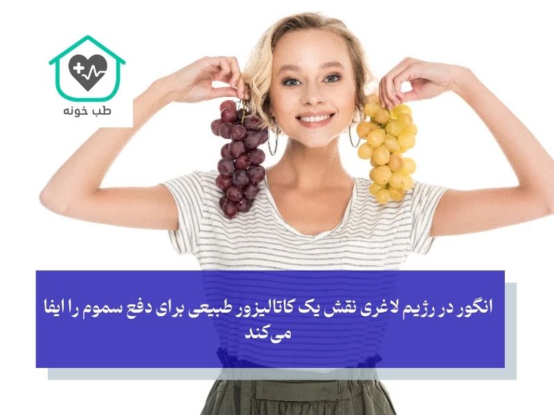 انگور در رژیم لاغری
