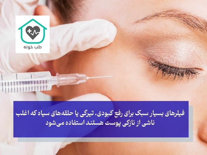 بهترین نوع فیلر زیر چشم برای نیازهای مختلف