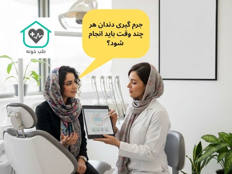 جرم گیری دندان هر چند وقت باید انجام شود؟