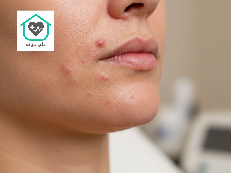 جوش هورمونی صورت