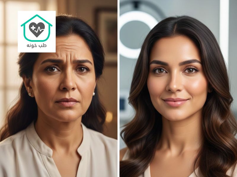 رفع چروک پیشانی