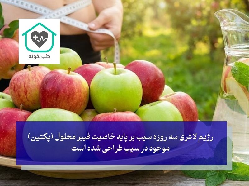 رژیم سه روزه سیب