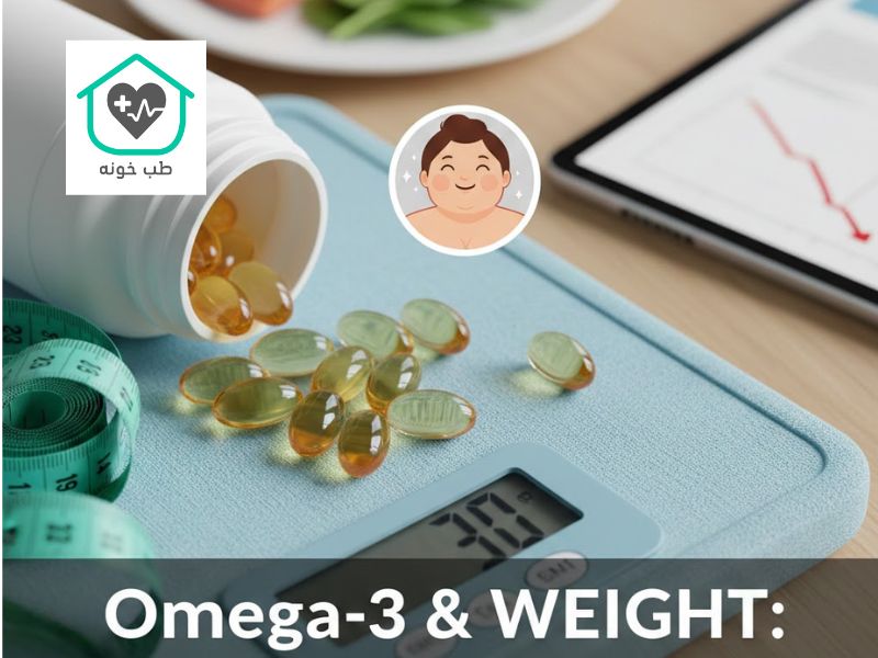 قرص امگا 3 و چاقی