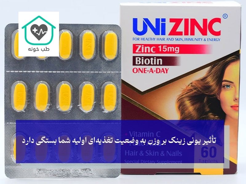 قرص یونی زینک چاق کننده است
