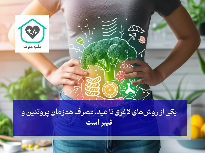 معجزه پروتئین و فیبردر لاغری تا عید