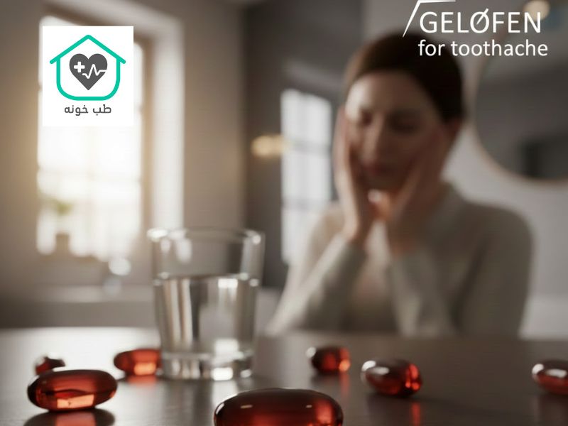 ژلوفن برای دندان درد