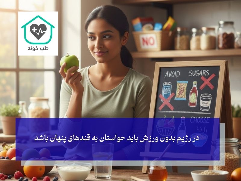 کلید اصلی لاغری بدون ورزش