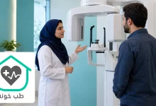 تصویرسازی با هوش مصنوعی از توضیح دستگاه CBCT خاموش به یک مراجعه‌کننده بزرگسال در فضای ایرانی