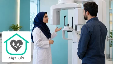 تصویرسازی با هوش مصنوعی از توضیح دستگاه CBCT خاموش به یک مراجعه‌کننده بزرگسال در فضای ایرانی
