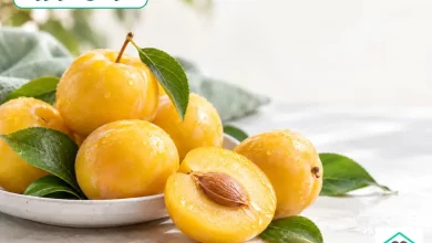 آلو زرد تازه و برش‌خورده، تصویر شاخص مقاله خواص آلو زرد